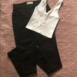 Free People Jeans - Black, High Rise